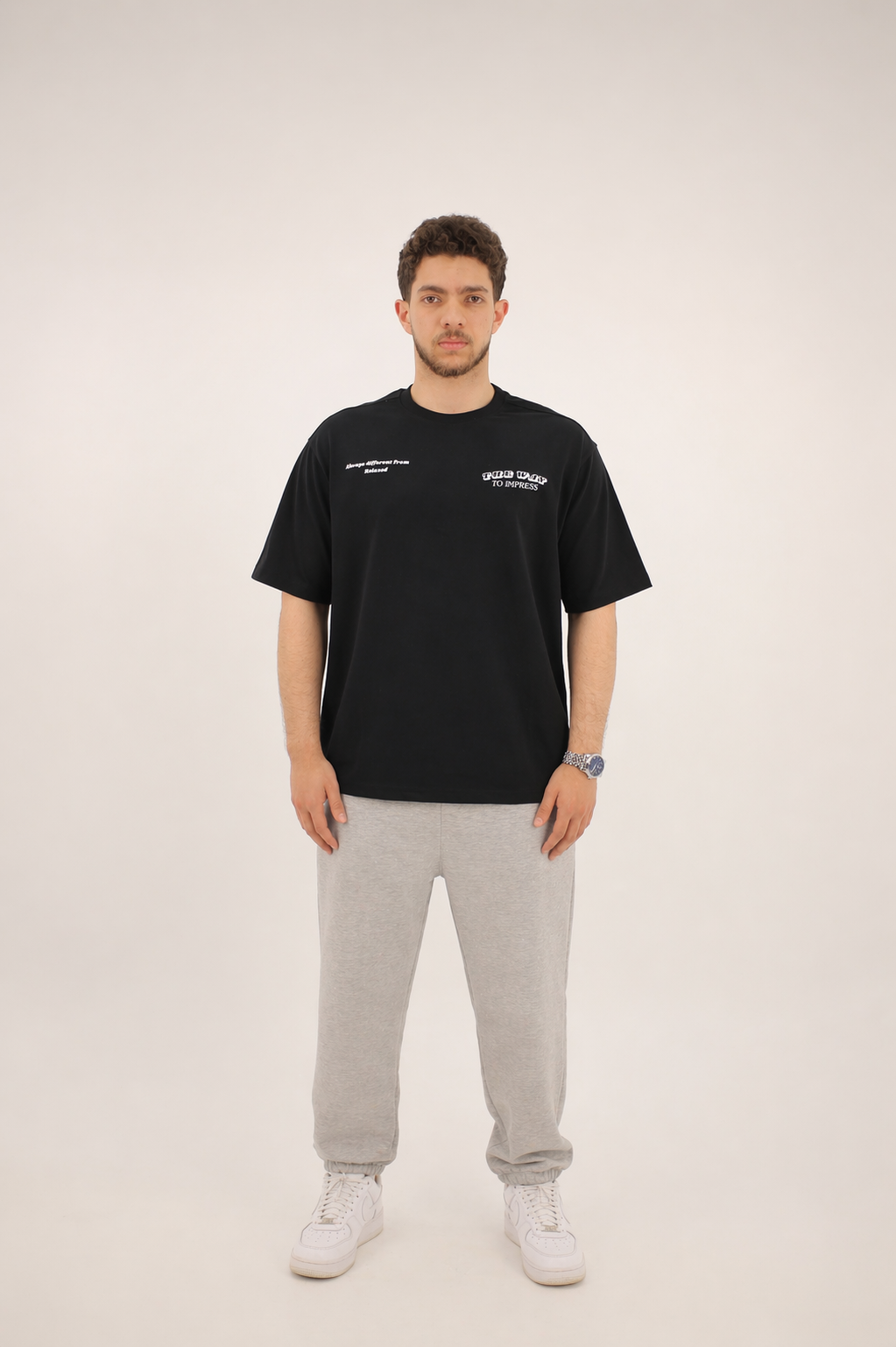 Over size T-Shirt Black