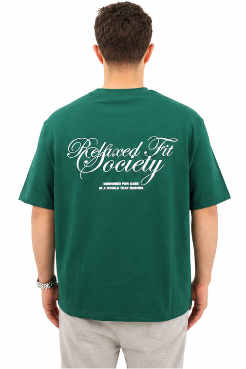 Over size T-Shirt Dark Green
