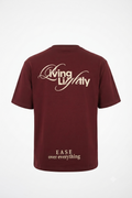 Over size  T-Shirt Burgundy