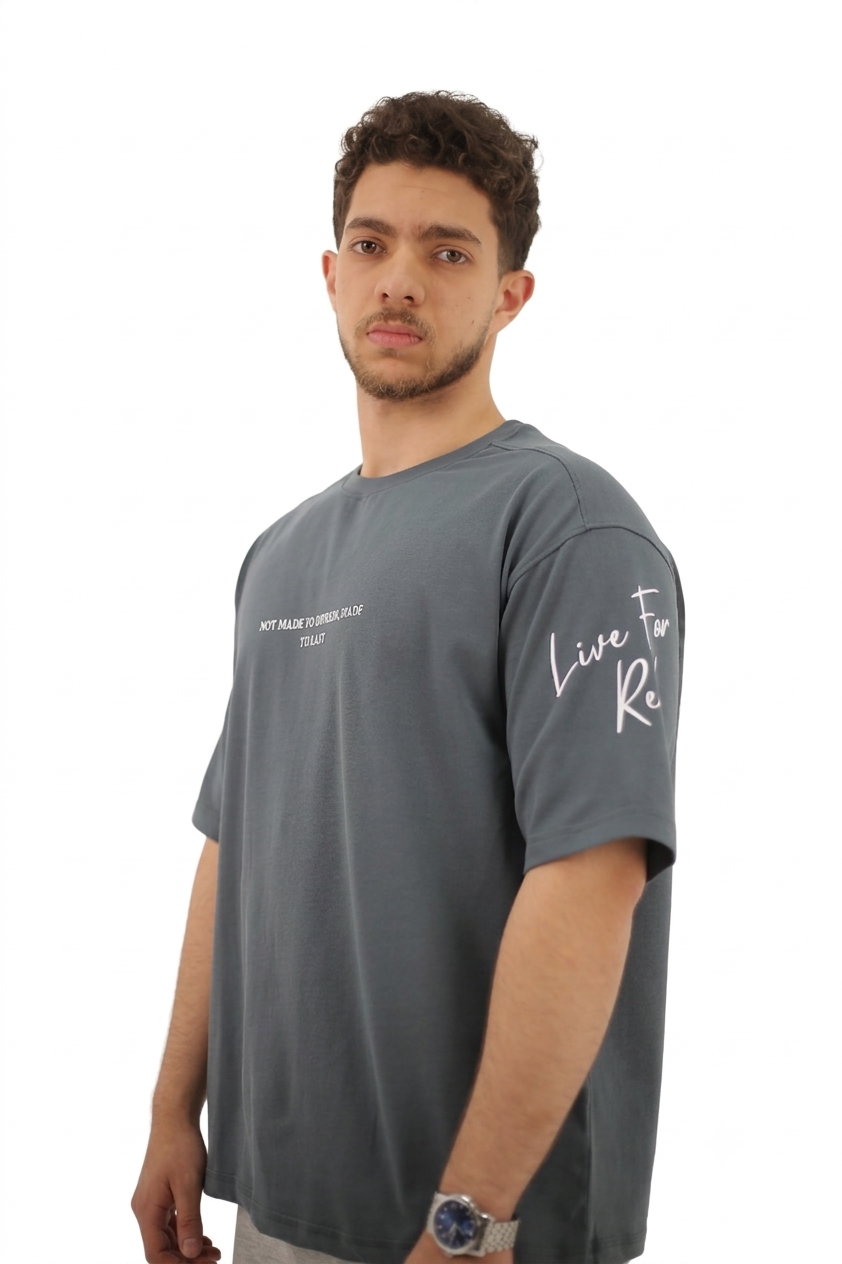 Over size T-Shirt Gray