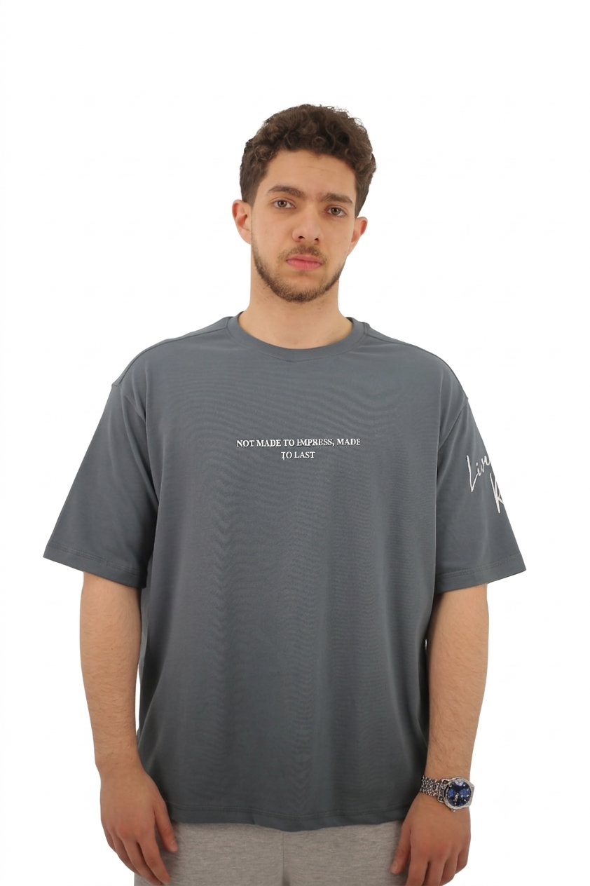 Over size T-Shirt Gray