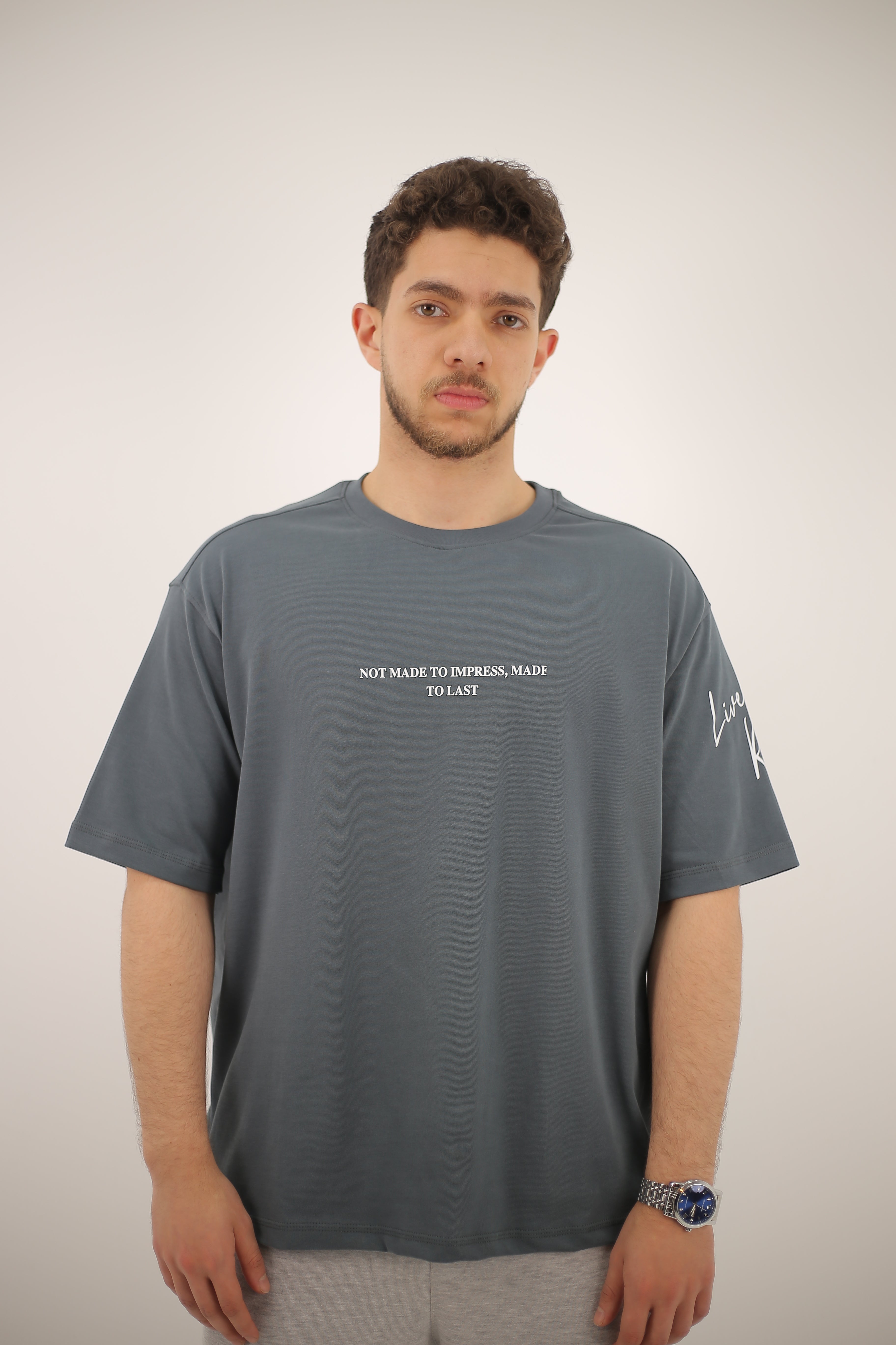 Over size T-Shirt Gray