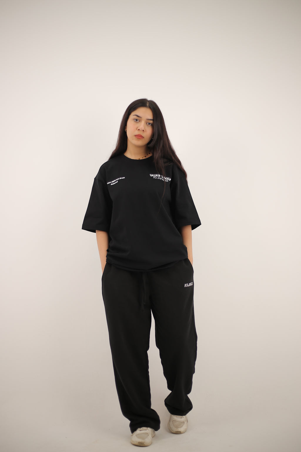 Over size T-Shirt Black