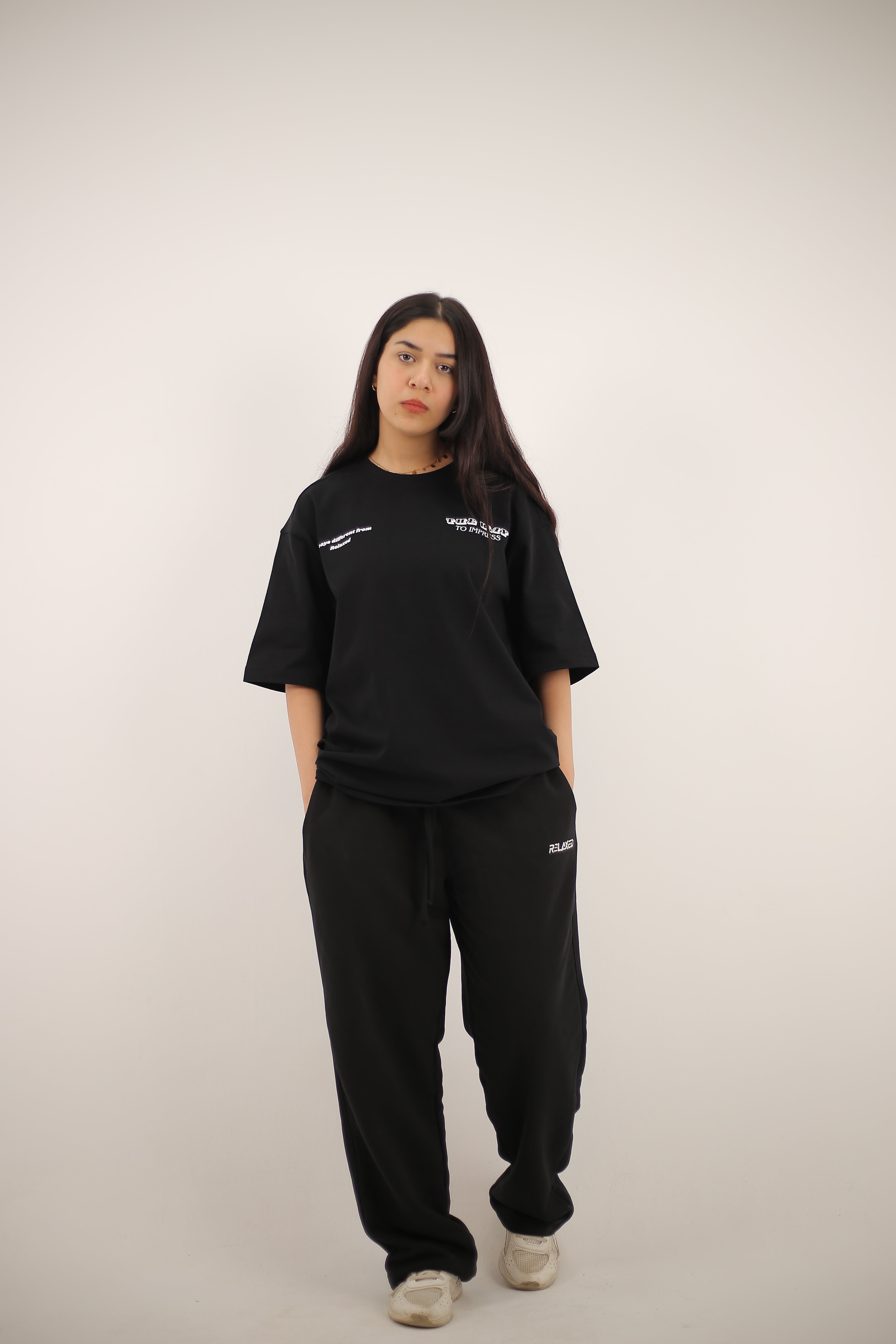 Over size T-Shirt Black