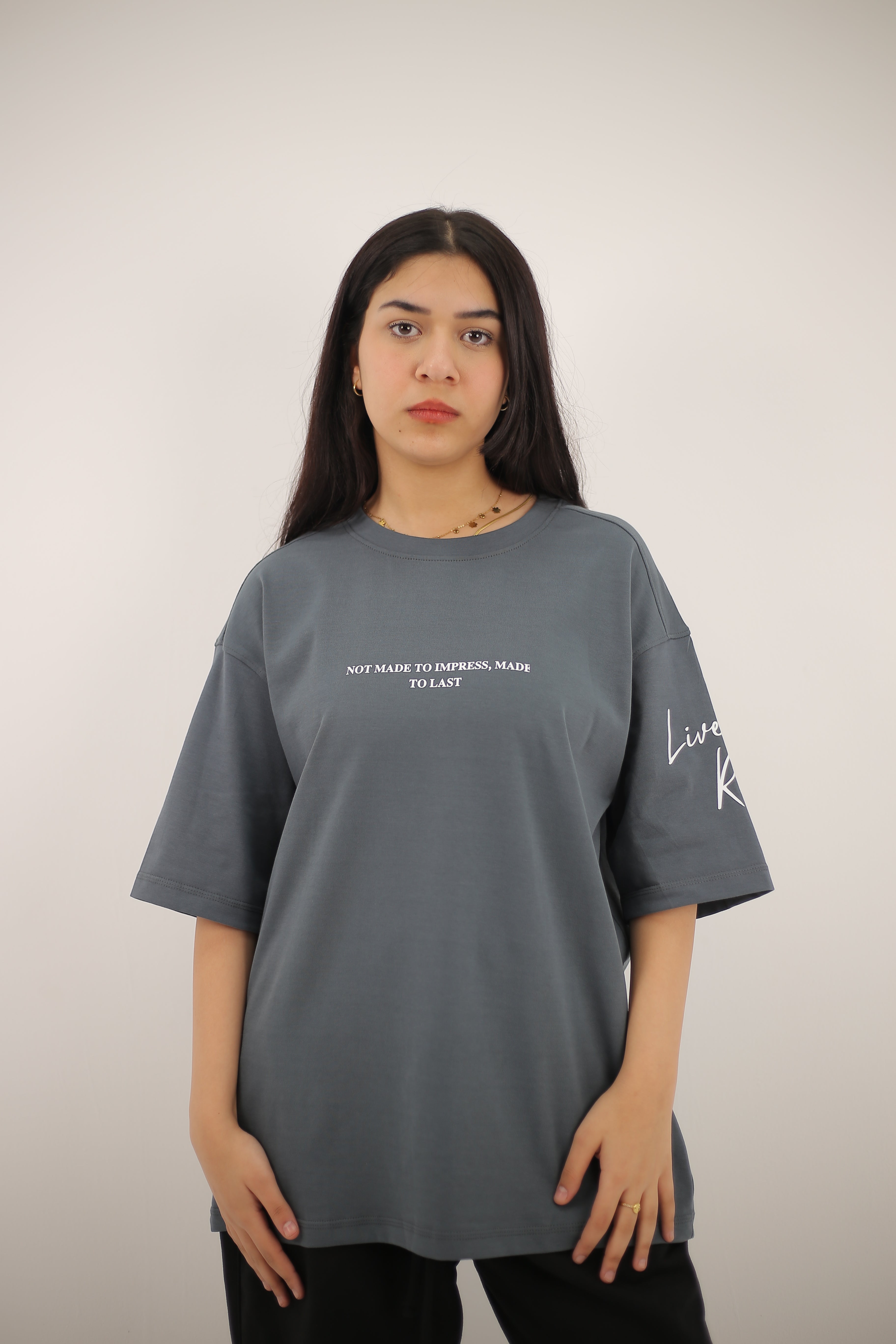 Over size T-Shirt Gray
