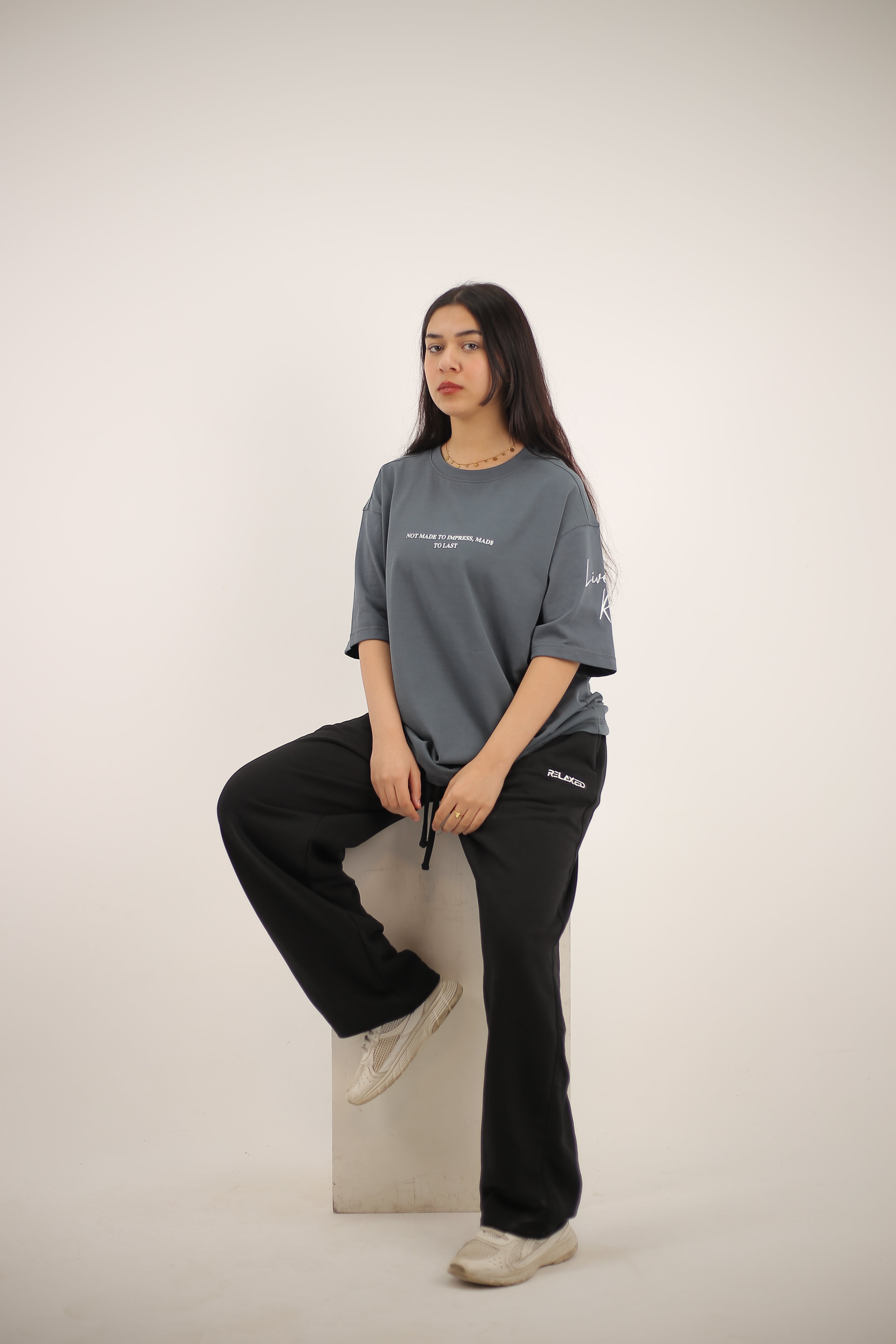 Over size T-Shirt Gray