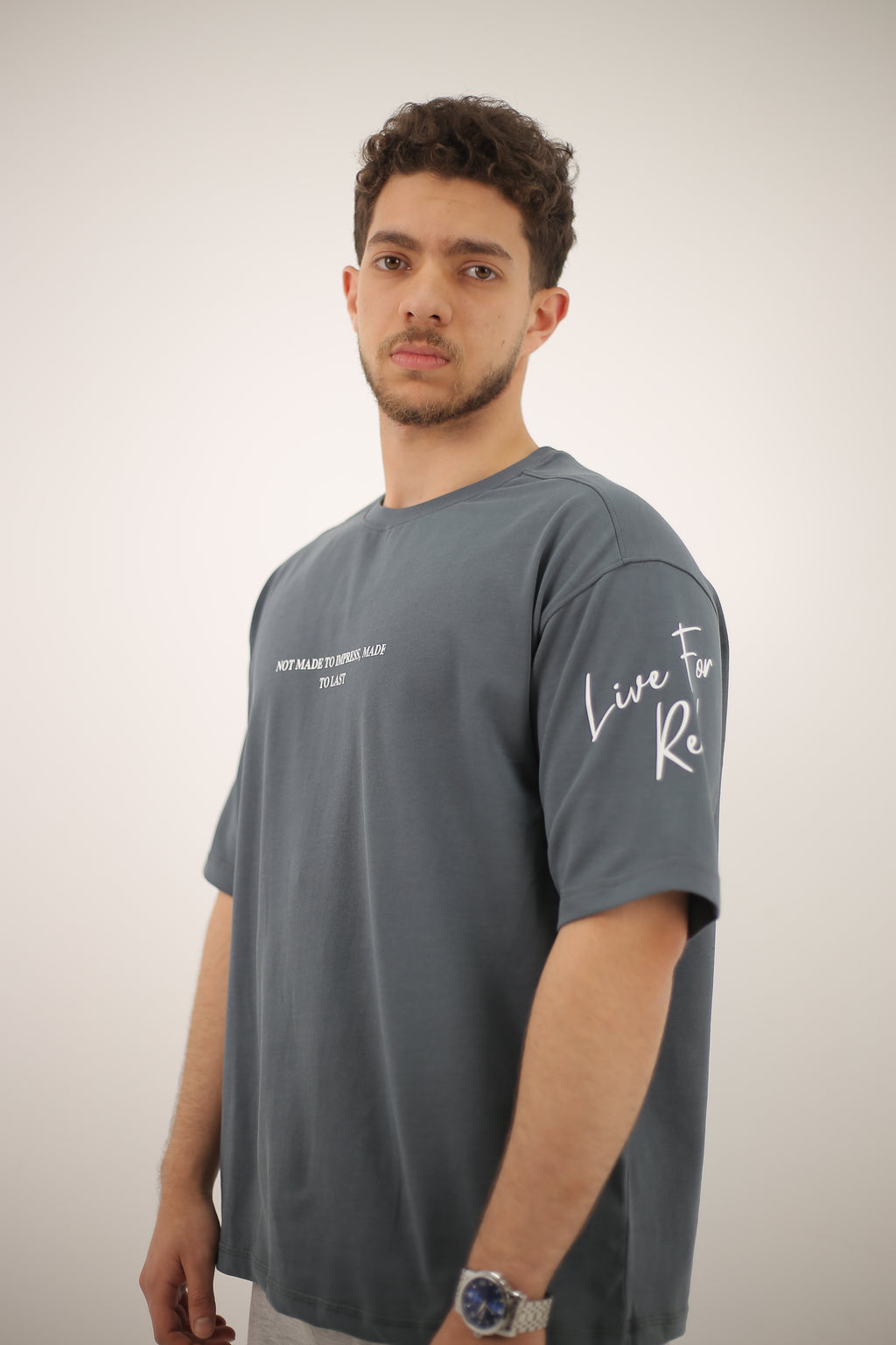 Over size T-Shirt Gray