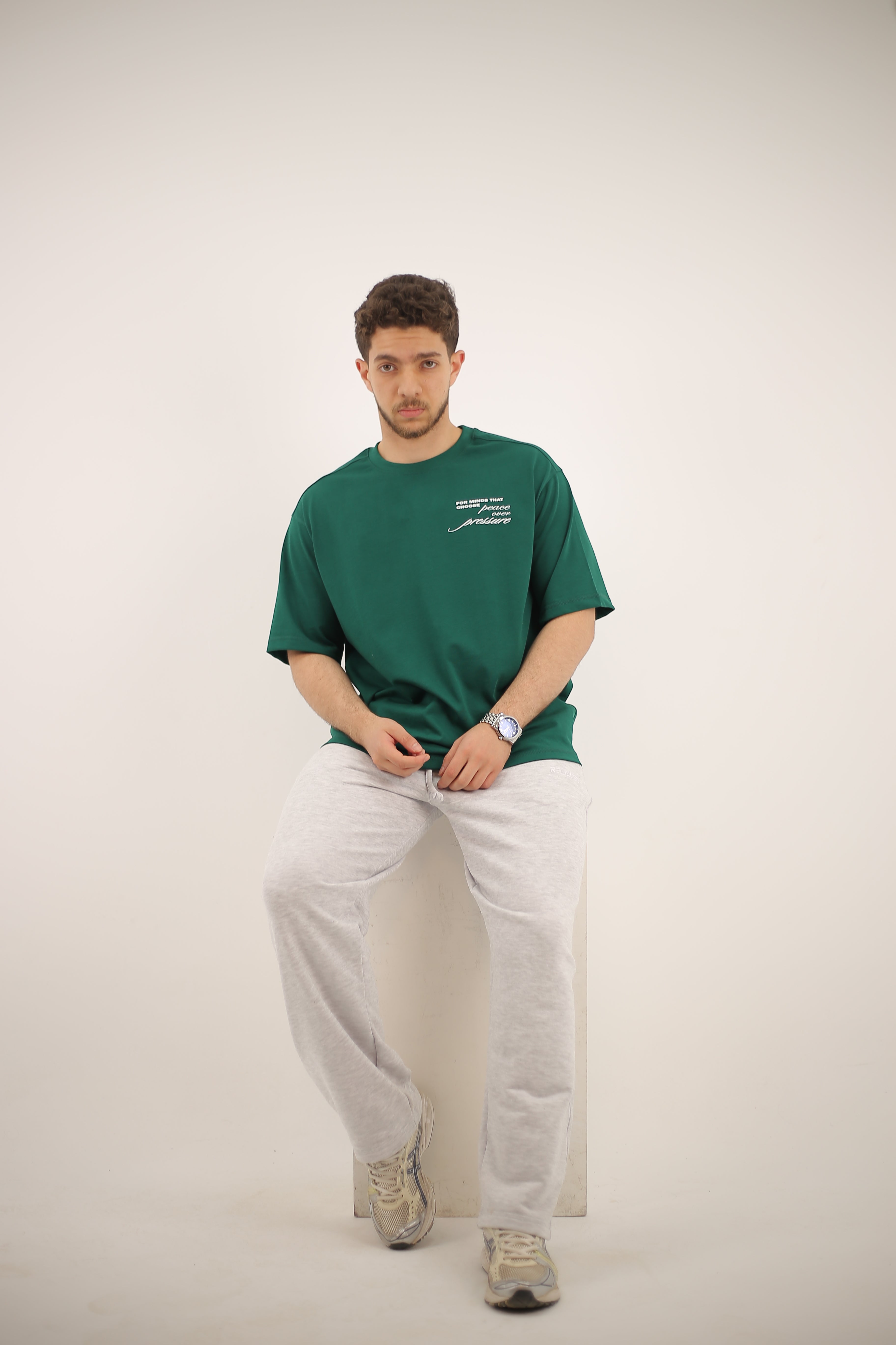 Over size T-Shirt Dark Green