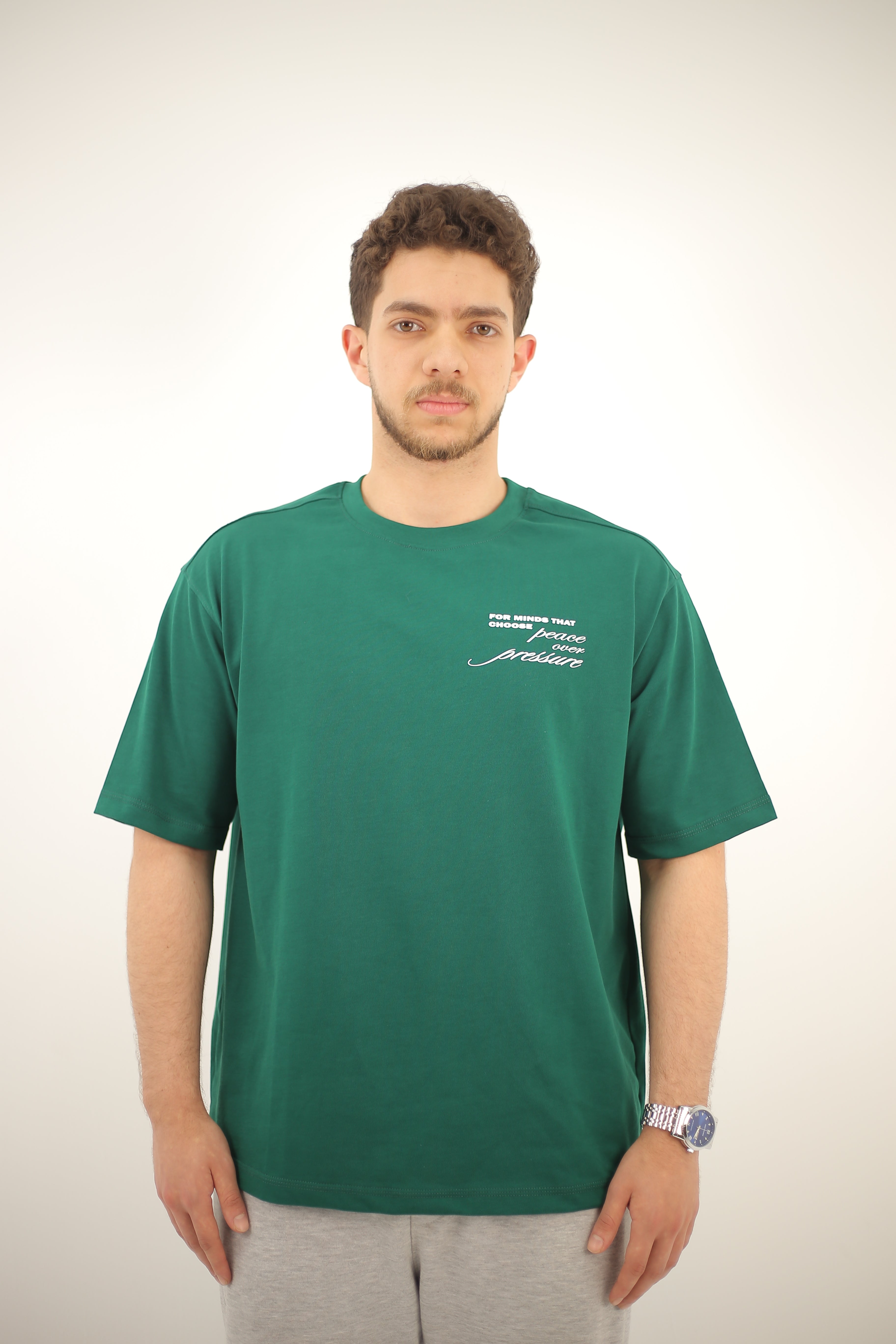 Over size T-Shirt Dark Green