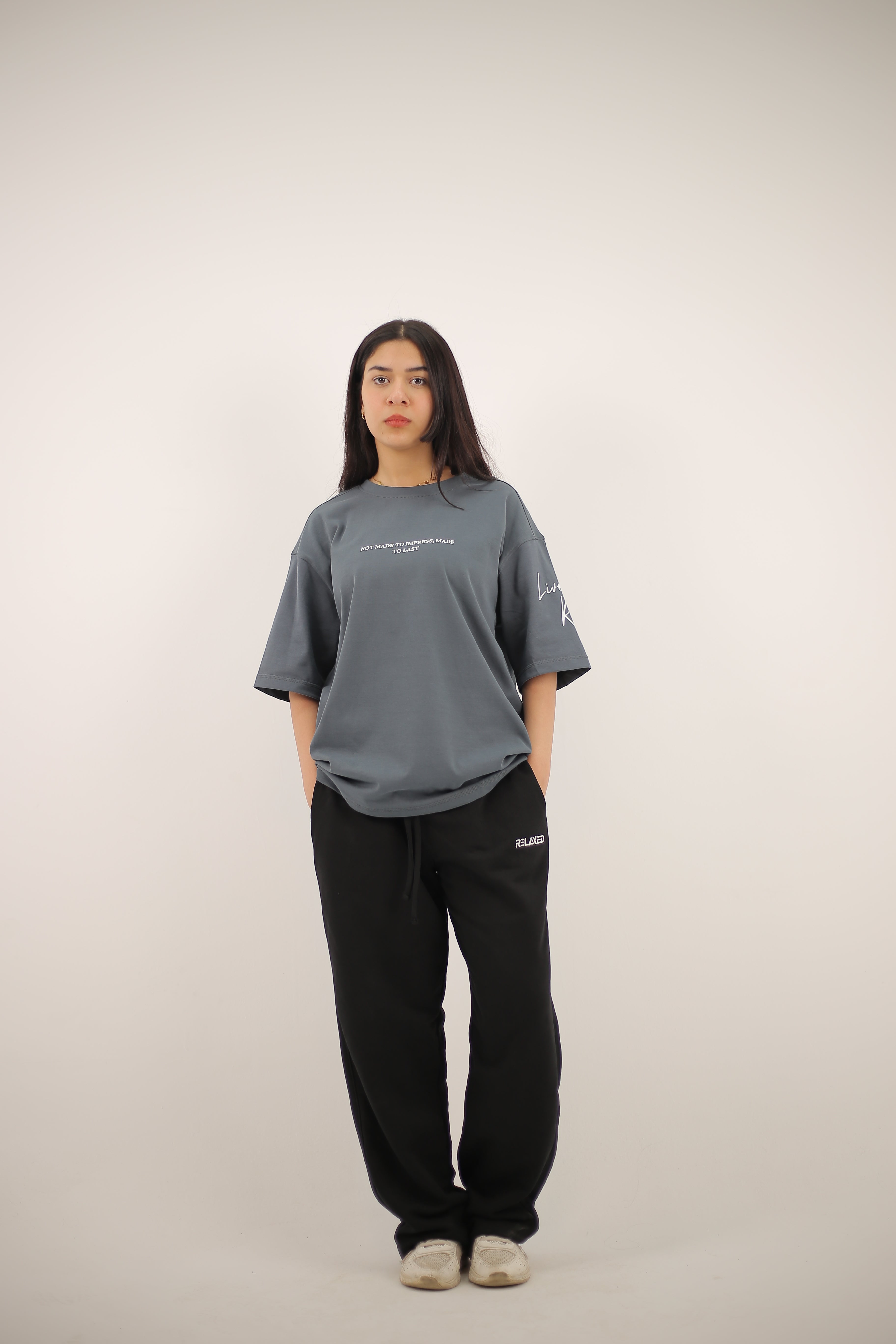 Over size T-Shirt Gray
