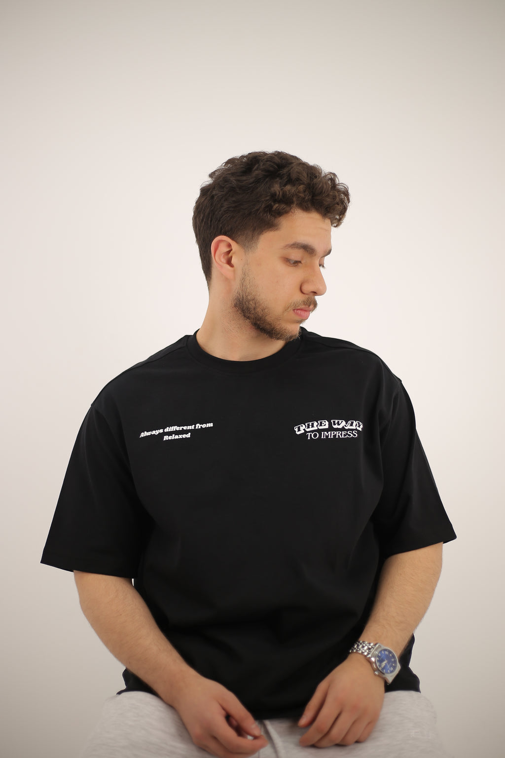 Over size T-Shirt Black
