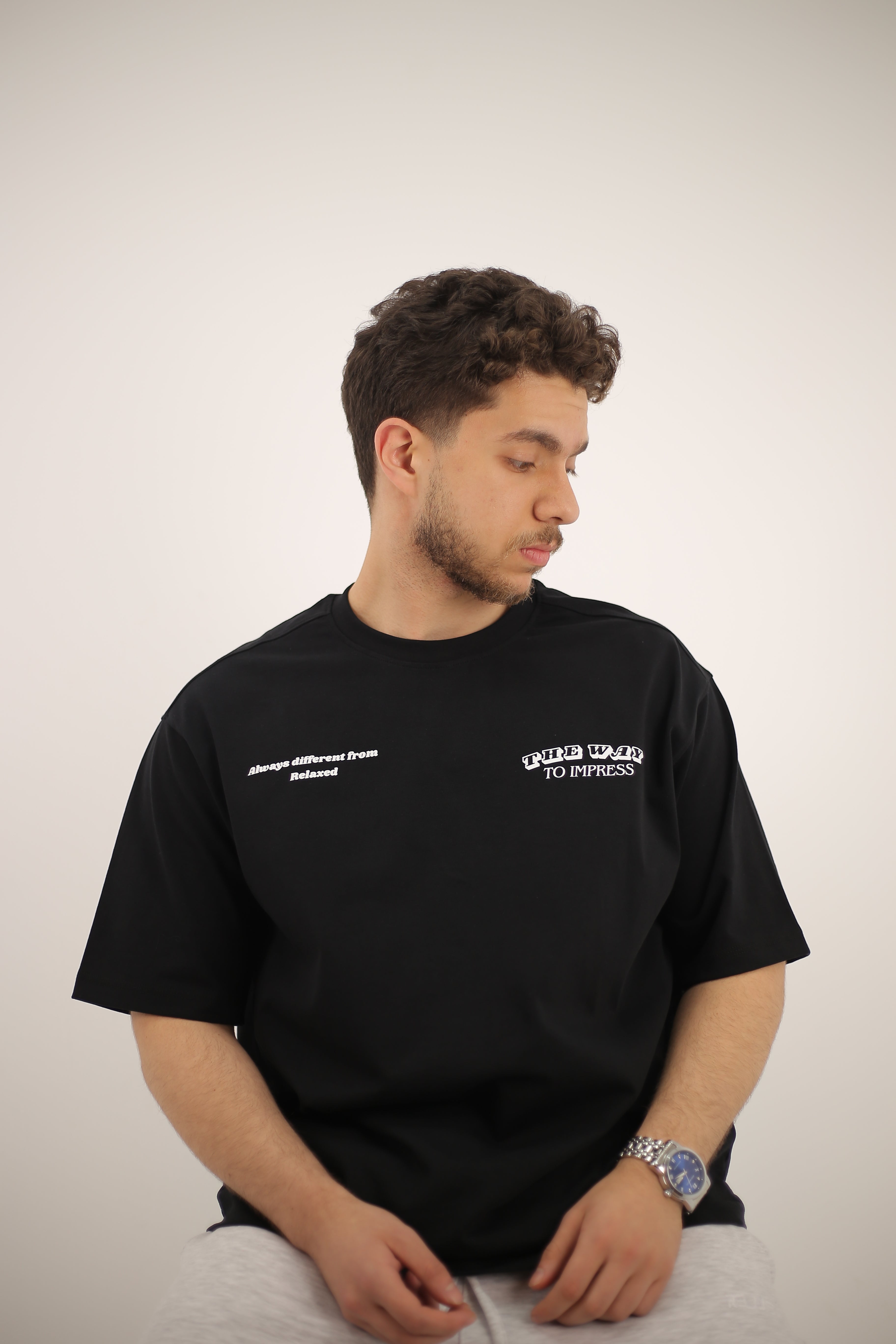 Over size T-Shirt Black