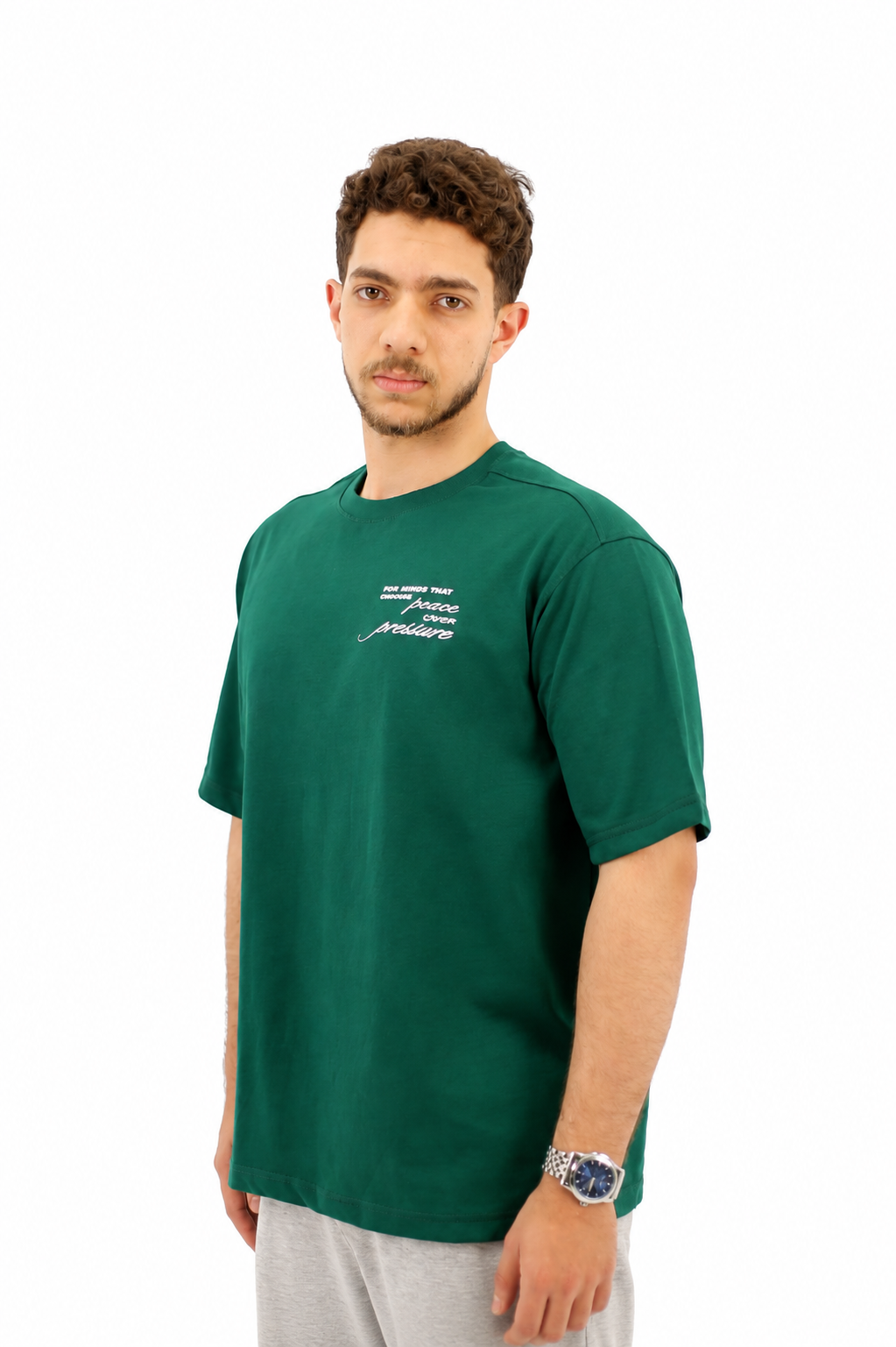 Over size T-Shirt Dark Green