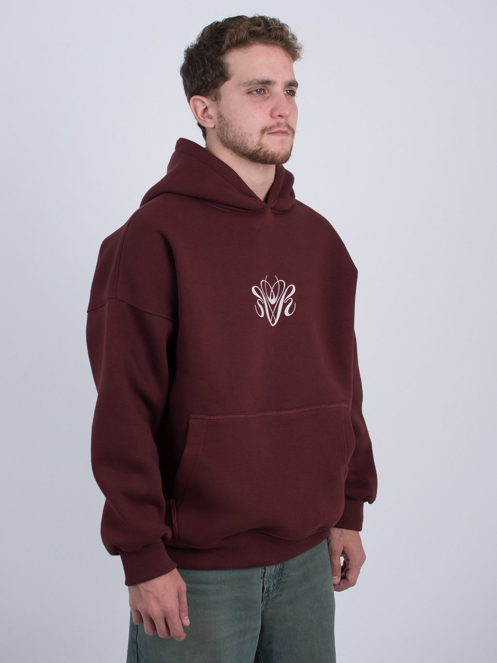 Relaxed Printed Hoodie