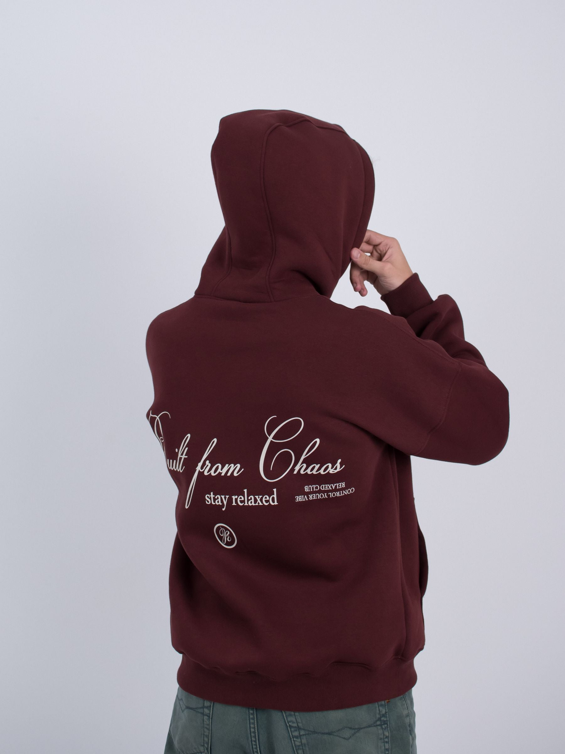 Relaxed Printed Hoodie