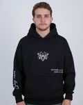 Relaxed Printed Arm Hoodie