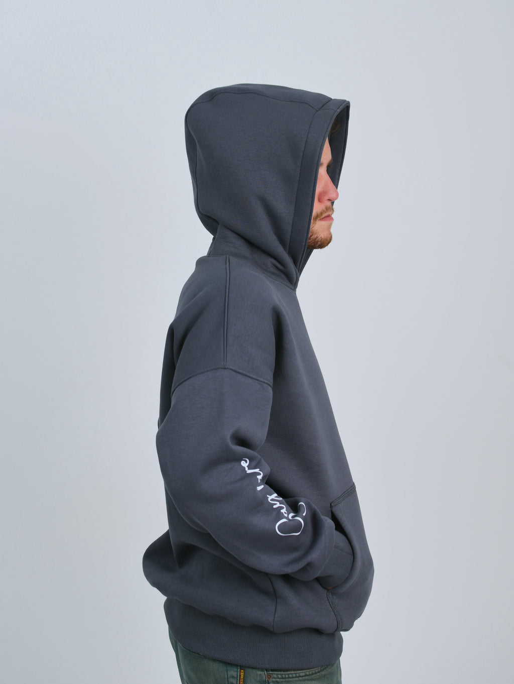 Relaxed Printed Arm Hoodie