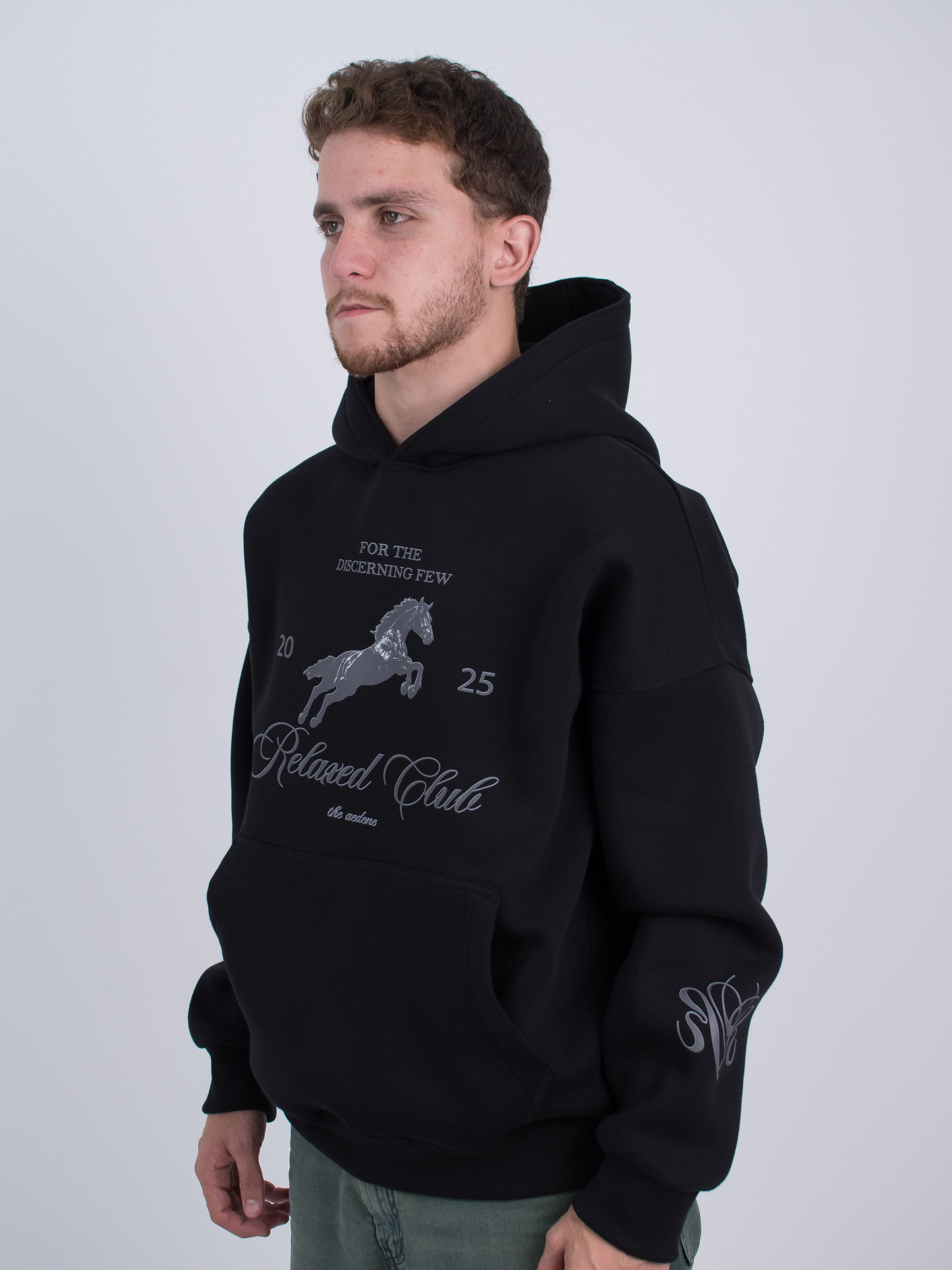 Relaxed HPrinted Hoodie