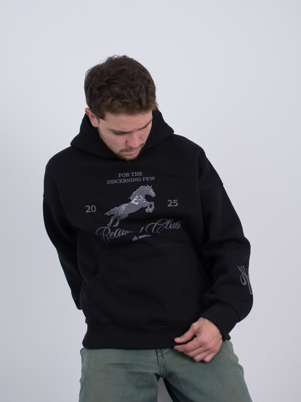 Relaxed HPrinted Hoodie