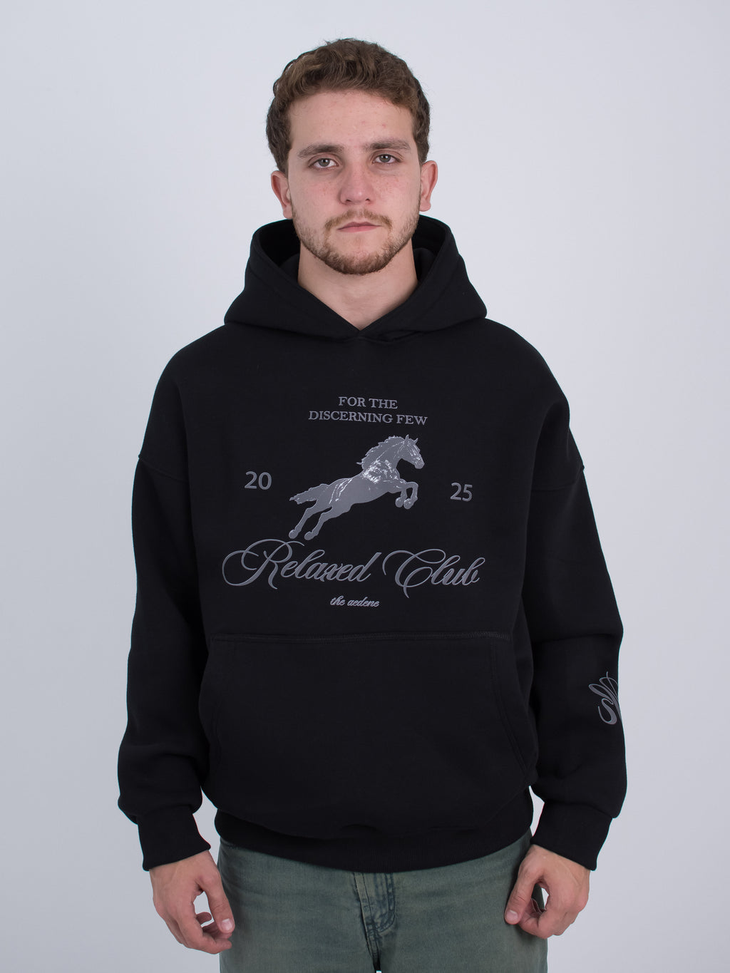 Relaxed HPrinted Hoodie