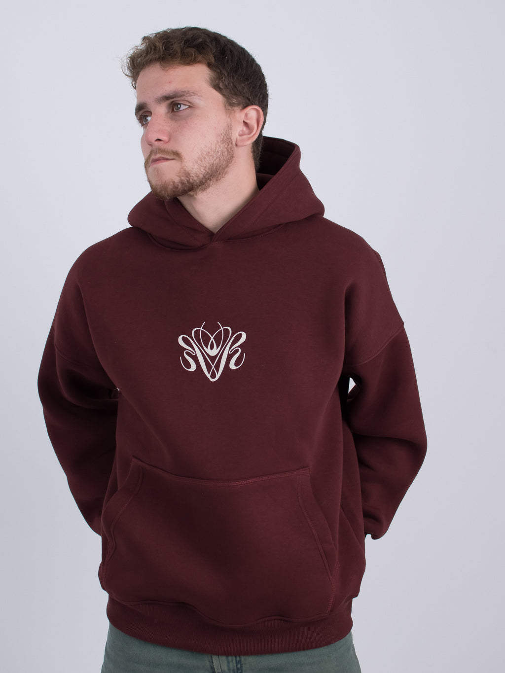 Relaxed Printed Hoodie